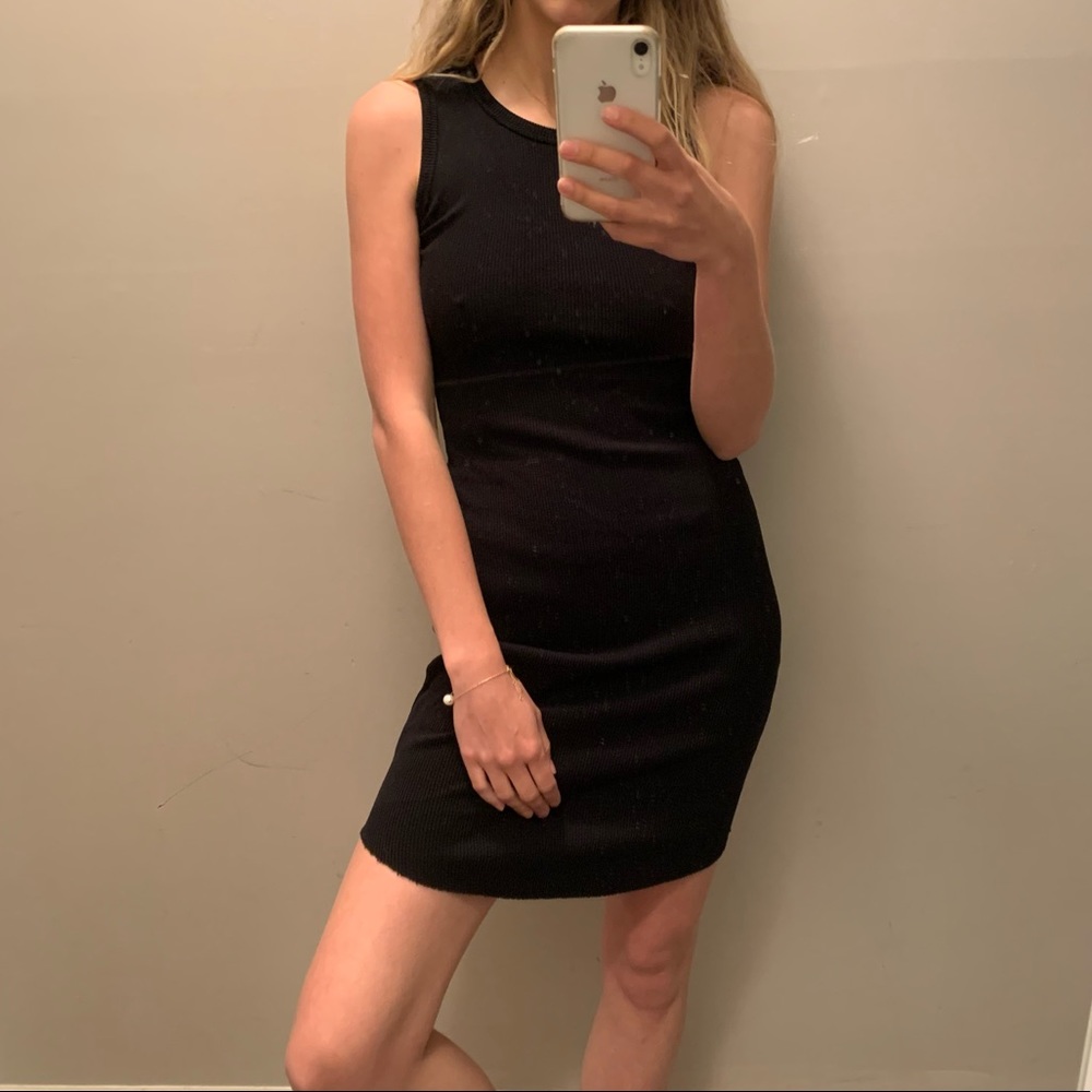 Black Wilfred Free Midi Dress, size XS